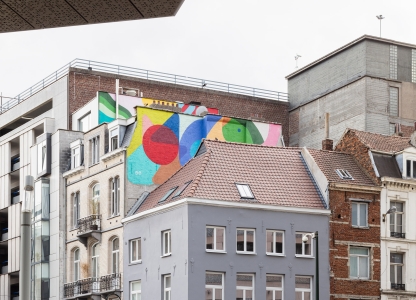 Mural in Brussel